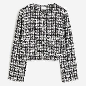 NWT H&M Boucle Tweed Jacket Size Small